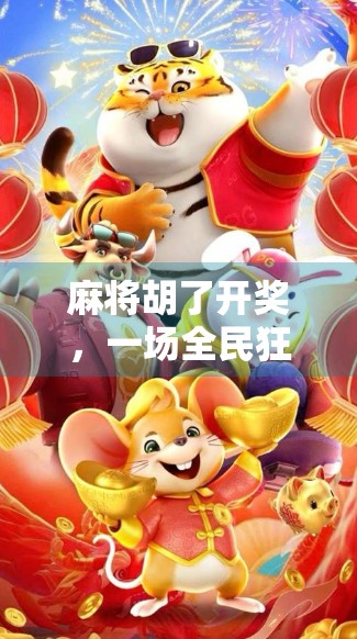 麻将胡了开奖，一场全民狂欢背后的社交密码与情绪共振