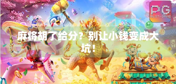 麻将胡了给分?别让小钱变成大坑!