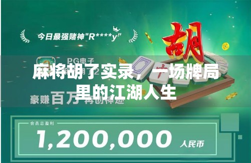 麻将胡了实录，一场牌局里的江湖人生