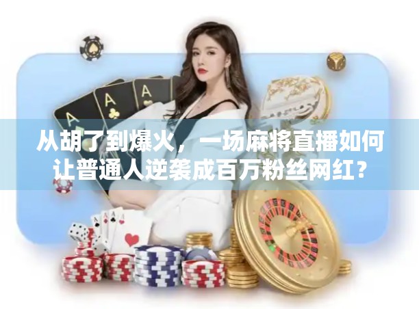 从胡了到爆火,一场麻将直播如何让普通人逆袭成百万粉丝网红?
