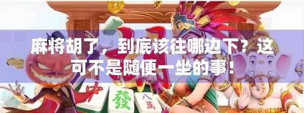 麻将胡了，到底该往哪边下？这可不是随便一坐的事！