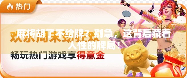 麻将胡了不给牌？别急，这背后藏着人性的牌局！