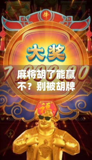 麻将胡了能赢不？别被胡牌迷惑了！真正的赢家，是这三种人！