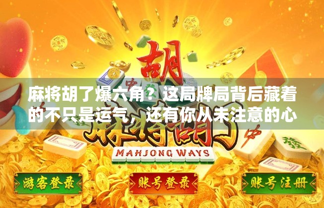 麻将胡了爆六角？这局牌局背后藏着的不只是运气，还有你从未注意的心理战！