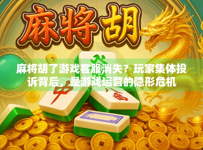 麻将胡了游戏客服消失？玩家集体投诉背后，是游戏运营的隐形危机