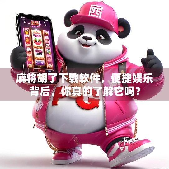 麻将胡了下载软件，便捷娱乐背后，你真的了解它吗？