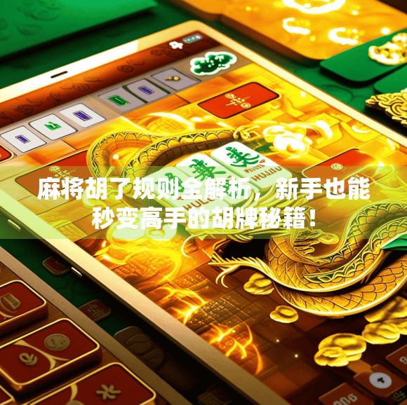 麻将胡了规则全解析，新手也能秒变高手的胡牌秘籍！