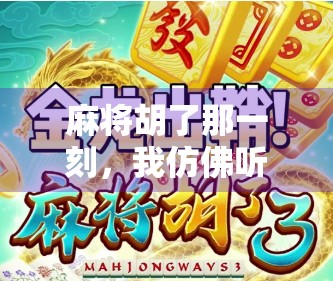 麻将胡了那一刻，我仿佛听见了命运的掌声！