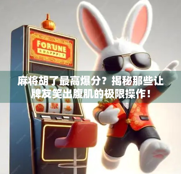 麻将胡了最高爆分？揭秘那些让牌友笑出腹肌的极限操作！