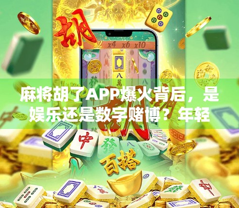 麻将胡了APP爆火背后，是娱乐还是数字赌博？年轻人沉迷的究竟是什么？