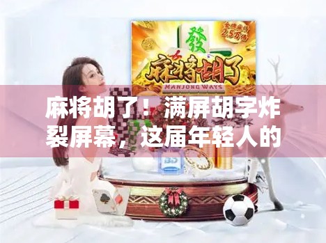 麻将胡了！满屏胡字炸裂屏幕，这届年轻人的快乐太直接了！