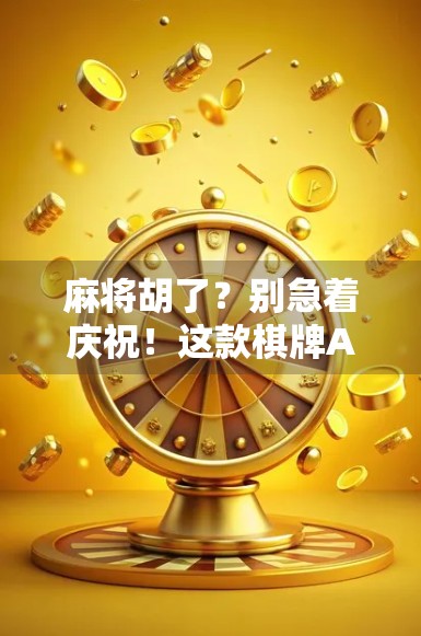 麻将胡了？别急着庆祝！这款棋牌APP背后的套路你真的懂吗？
