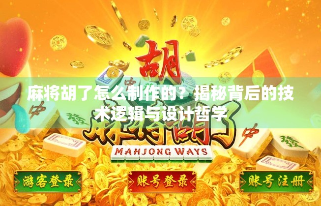 麻将胡了怎么制作的？揭秘背后的技术逻辑与设计哲学