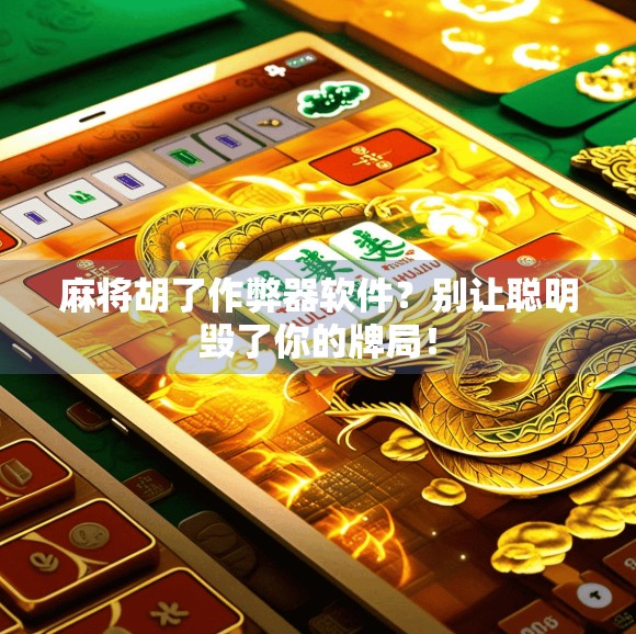 麻将胡了作弊器软件?别让聪明毁了你的牌局! 麻将胡了作弊器软件?别让聪明毁了你的牌局!