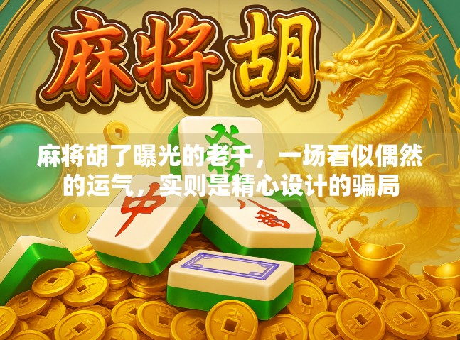 麻将胡了曝光的老千，一场看似偶然的运气，实则是精心设计的骗局