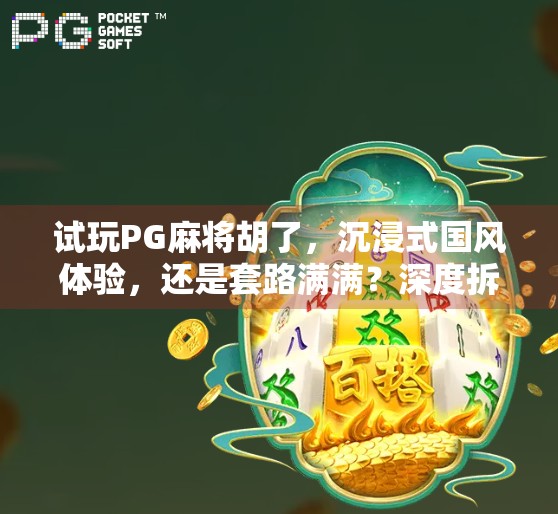 试玩PG麻将胡了,沉浸式国风体验,还是套路满满?深度拆解这款爆款麻将游戏的真实面貌 试玩PG麻将胡了,沉浸式国风体验,还是套路满满?深度拆解这款爆款麻将游戏的真实面貌