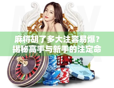 麻将胡了多大注容易爆？揭秘高手与新手的注定命运！