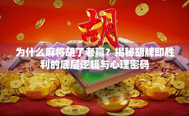 为什么麻将胡了老赢？揭秘胡牌即胜利的底层逻辑与心理密码