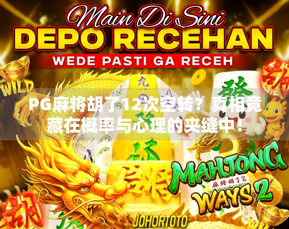 PG麻将胡了12次空转?真相竟藏在概率与心理的夹缝中!