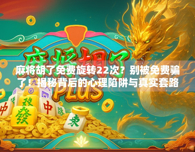 麻将胡了免费旋转22次？别被免费骗了！揭秘背后的心理陷阱与真实套路