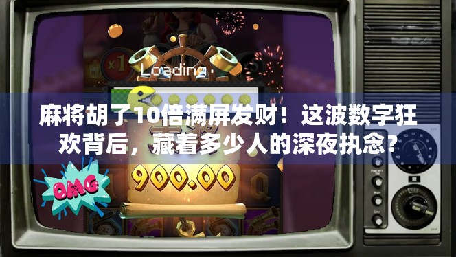 麻将胡了10倍满屏发财！这波数字狂欢背后，藏着多少人的深夜执念？