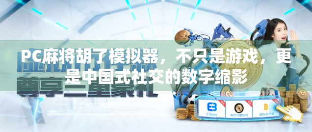 PC麻将胡了模拟器,不只是游戏,更是中国式社交的数字缩影 PC麻将胡了模拟器,不只是游戏,更是中国式社交的数字缩影