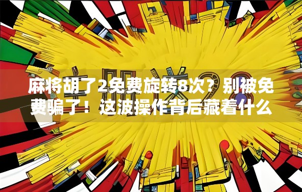 麻将胡了2免费旋转8次？别被免费骗了！这波操作背后藏着什么套路？