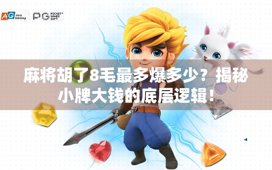 麻将胡了8毛最多爆多少？揭秘小牌大钱的底层逻辑！
