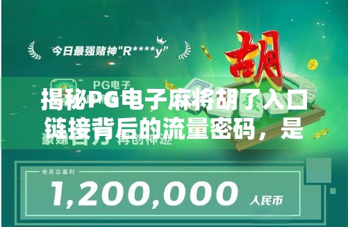 揭秘PG电子麻将胡了入口链接背后的流量密码，是娱乐还是陷阱？